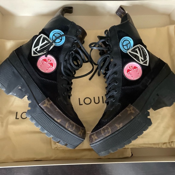 LOUIS VUITTON LAUREATE PLATFORM DESERT BOOT - Picture 4 of 10